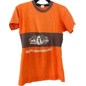 Vintage 70s La Salle Illinois 125th Anniv 1977  Single Stitch Shirt Adult Large